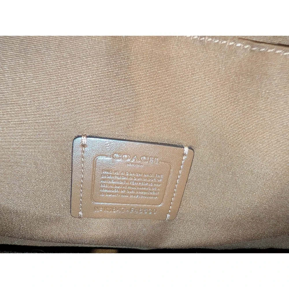 Coach Avary Tote Signature Canvas Leather Tote F48630